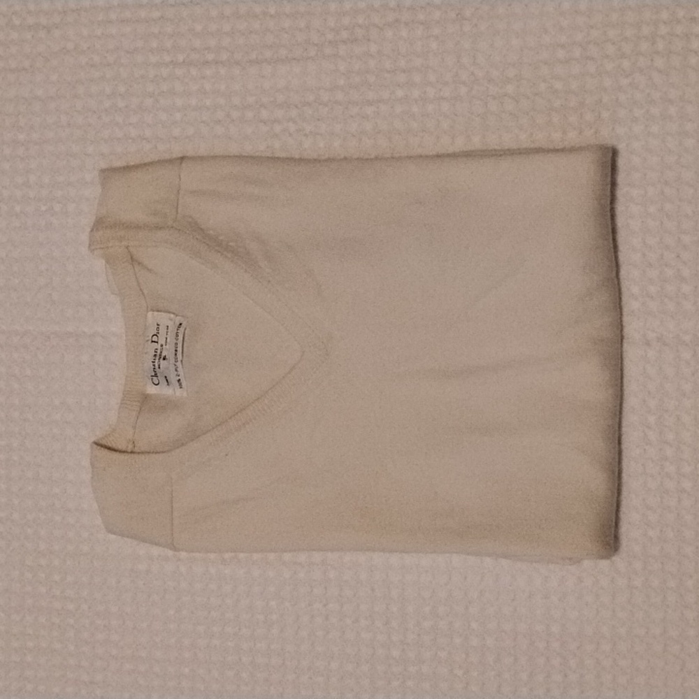Christian Dior Cream Sweater, Size XL